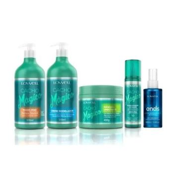 Imagem de Kit Cacho Mágico 4 Produtos + Regenerador Ends 100ml - Lowell