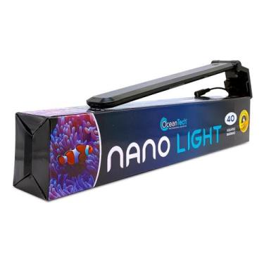 Imagem de Luminária Nano Light 40 Ocean Tech Marinho Preta Bivolt Marine Black