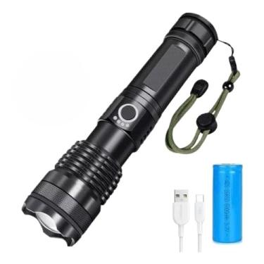 Imagem de Lanterna Super Potente T9 P50 Tática Mais Forte Do Mundo Sitio Fazenda Acampamento Camping Segurança