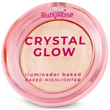 Imagem de Iluminador Facial Baked Crystal Glow Ruby Rose HBM700, Cherry Red