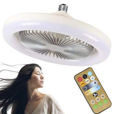 Imagem de Ventilador de Teto Clean Luz Led Controle Remoto