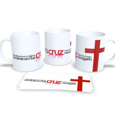Imagem de Canecas Evangélicas Personalizadas Fé e Inspiração em Cada Gole
