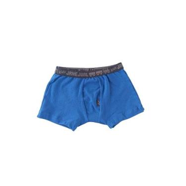 Imagem de Cueca Boxer Infantil Meninos Masculino Algodão  - JANEJUAL, P, Cor lis