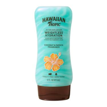 Imagem de Loção pós-sol Hawaiian Tropic de hidratação leve 180mL