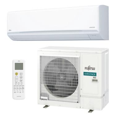 Imagem de Ar-Condicionado Split Inverter 27000 BTUs Fujitsu Airstage com Sensor High Wall Quente e Frio ASBH27KMTA/AOBH27KMTA 220V