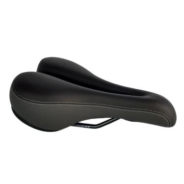 Imagem de Selim mtb Velo plush VL3112 Preto com Cinza com Cavidade