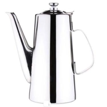 Imagem de Bule Inox Bico Fino Com Tampa e Capacidade 2000ml - Hotel Cozinha Rica