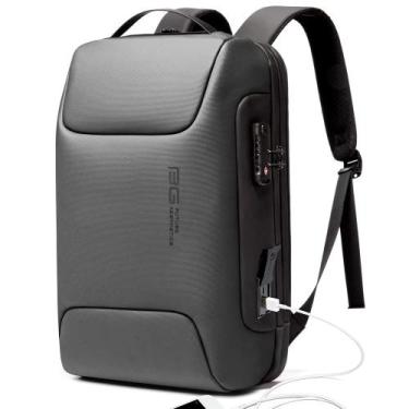 Imagem de Mochila BANGE Anti Theft com porta de carregamento USB para laptop de 