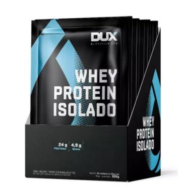 Imagem de Whey Protein Isolado Dux - Caixa com 10 Sachês - Sabor Doce de Leite