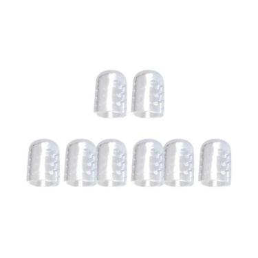 Imagem de Separadores De Dedos De Silicone Respiráveis, Elasticidade Antifrição,