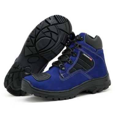 Imagem de Coturno masculino militar atron couro 245 azul, Azul, 46