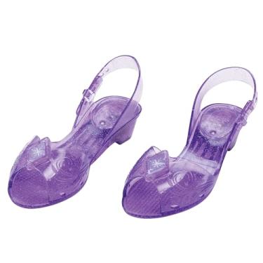 Imagem de Frozen Elsa Light Up Shoes, Official Disney Princess Light-Up Costume Shoes with Snowflake Emblem, Kids Size 11/12 Medium