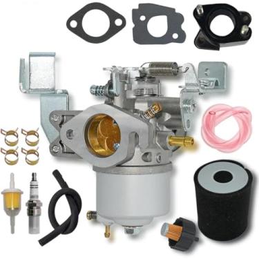 Imagem de J38-14101-02 Kit de carburador kit de ajuste de filtro de ar com junta de filtro de combustível vela de ignição adequada para Yamaha G2 G5 G8 G9 G11 1985-1995 motores de 4 ciclos carrinho de golfe