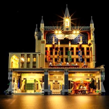Imagem de GEAMENT Ver.2024 LED Light Kit Compatible with LEGO Harry Potter Hogwarts Castle The Great Hall 76435 (Model Set Not Included)