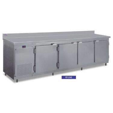 Imagem de Balcão De Serviço Inox Com Encosto Frilux Rf046 860 Litros, 220V
