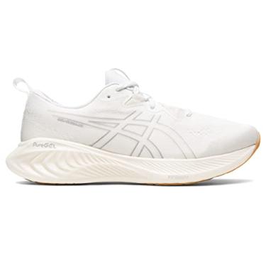 Imagem de ASICS Tênis de corrida feminino Gel-Cumulus 25, Branco/Branco, 42