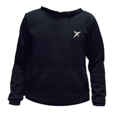 Imagem de Blusa Drop Shot Neo Preta e Cinza Masculina