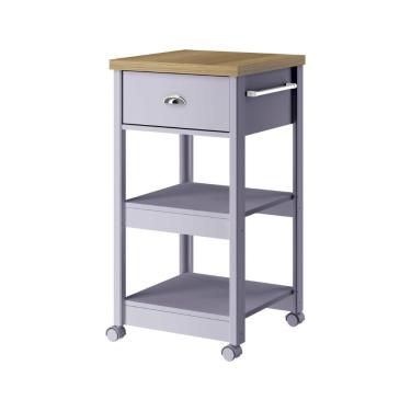 Imagem de Aparador Carrinho Chá Ditália Cinza Ba-130