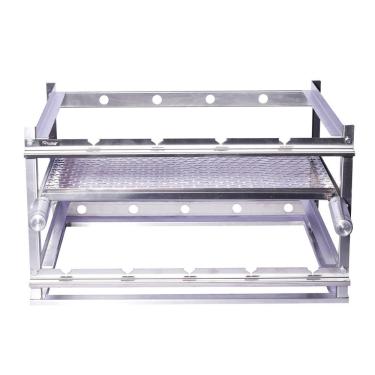 Imagem de Suporte Para Churrasco Fast Gourmet Standard De 5 Espetos E Grelha Sas05