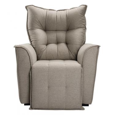 Imagem de Poltrona Do Papai Reclinável King Linho Shop Das Cabeceiras Carvalho