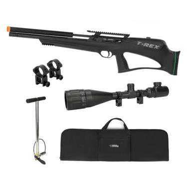 Imagem de Carabina Pressão Pcp Artemis T-rex Bullpup 4.5 Capa Itens