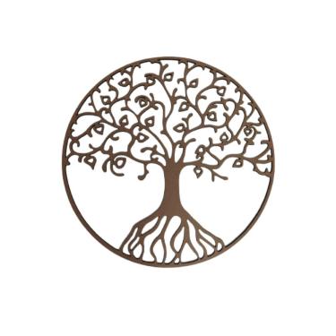 Imagem de Mandala 30 Cm Arvore Frutos Vida Mdf 3mm Natural [f031]