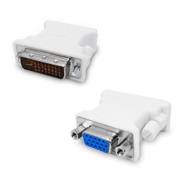 Imagem de Adaptador Dvi 24+5 (macho) X Vga (fêmea) Gv Brasil, Branco - Adt.003