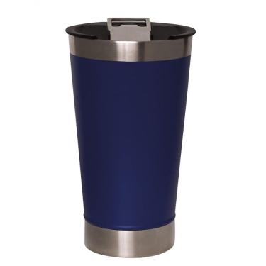 Imagem de Copo Térmico Com Tampa Inox Blue Cerveja 500 Ml Mimo Style