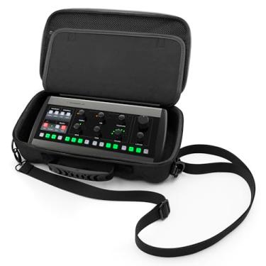 Imagem de CASEMATIX Estojo Para Mixer Compatível Com Behringer P16 Stage E P16-Hq Powerplay, Acessórios Intra-Auriculares, Cabos Adaptadores De Energia, Mixers Até 30 Cm X 15 Cm, Alça Ombro 6