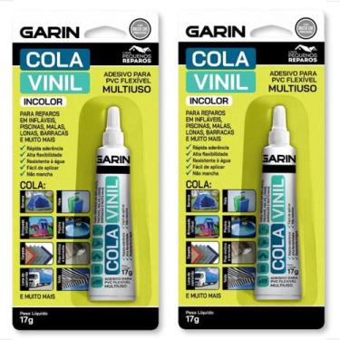 Imagem de 02 Cola para Reparos em Vinil, Brinquedo, Piscina 17g - Garin