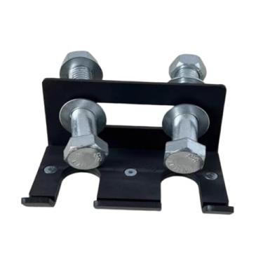 Imagem de UGPLM Suporte de barra para rack de agachamento com furo de 26 mm para rack de supino, suporte de barra de peso, duplo para, Preto
