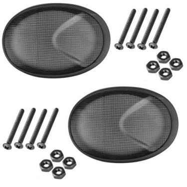 Imagem de Par Tela Alto Falante 6x9 Polegadas Com Parafusos Proteção - PERMAK