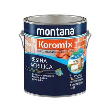 Imagem de Resina Acrílica Base D'Água Branca 3,6 Litros - Impermeabilizante e An