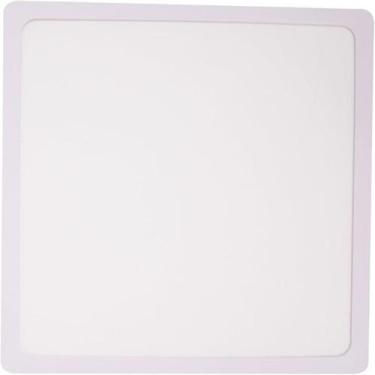 Imagem de Plafon Quadrado Sobrepor ABS Branco Bivolt Foxlux, 24W
