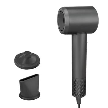 Imagem de Secador De Cabelo Profissional 127V 1500W Silencioso 110V 150Milhões De Íons Turbo Ar Anti-Frizz lónico Negativos Pequeno Portatil leve para viagem BSB127 (Cinza127V)