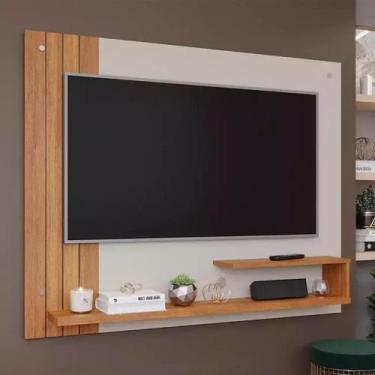 Imagem de Painel Para Tv Até 32 40 43 49 50 e 55 Polegadas GRAFITE/NATURE - PERM