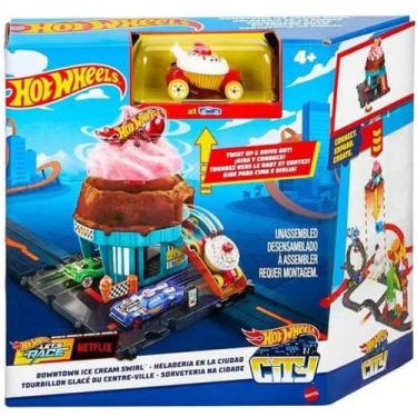 Imagem de Pista Hot Wheels Pista CITY Conjunto Sorveteria - MATTEL