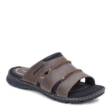 Imagem de Rockport Darwyn Slide masculino, Couro marrom Ii, 38