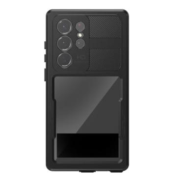 Imagem de Capa à prova d'água para celular - IP68 à prova de poeira, à prova de choque, proteção total com protetor de tela integrado, suporta carregamento sem fio - Capa ideal para celular Samsung Galaxy (S23