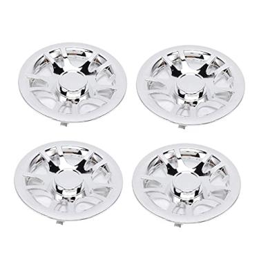 Imagem de Ailgely Cubo de Carrinho Banhado a Polegada, PCS Tampas de Roda Protetor Aro Adequado ez? Carrinho