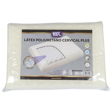 Imagem de Travesseiro Anatômico Cervical Kel | Látex de PU, Antiácaro, Antialérgico, Não Esquenta, Indeformável – Alinhamento da Coluna e Alívio da Tensão
