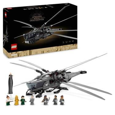 Imagem de LEGO Icons Dune: Atreides Royal Ornithopter, casaco para adultos, artigo de colecionador, presente para cinéfilos a partir de 18 anos, 8 minifiguras: Paul Atreides, Chani, Barão Harkonnen 10327