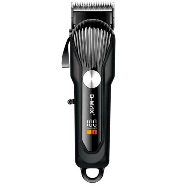 Imagem de Maquina Cortar Cabelos Sem Fio Bmax 4 Pentes Visor LCD Bivolt preto