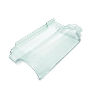 Imagem de Kit C/06 Telhas De Vidro Transparente Modelo Americana