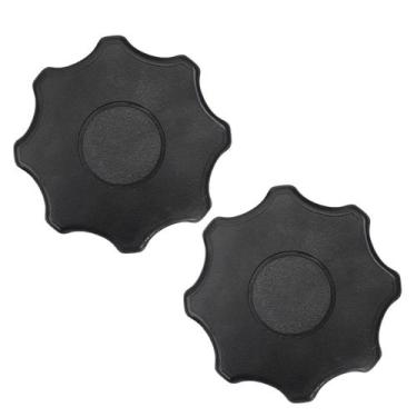 Imagem de Par Manopla Roldana Preta Regulagem Banco Gm Kadett Omega Monza Ipanem