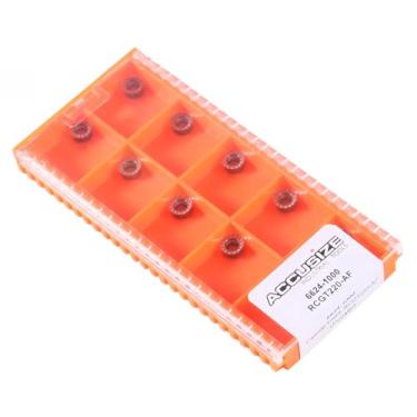 Imagem de Accusize Industrial Tools Inserções de carboneto RCGT220-AF, 10 peças, corte de alumínio, 2524-1000x10