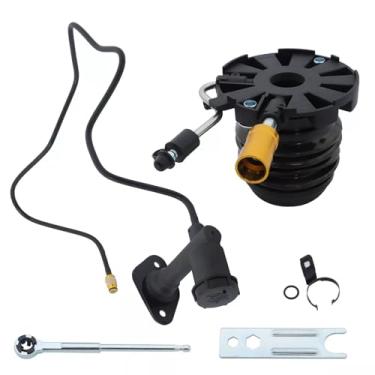Imagem de BestParts Kit de montagem de cilindro mestre e escravo de embreagem pré-fluido/pré-sangrado compatível com Ford F-150 F-250 F-350 Bronco 1993-1997 Substitui CC649014, F3TZ-7A512-A