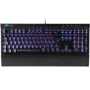 Imagem de Teclado Mecânico Gamer Draxen DN202, RGB, Switch Outemu Blue, Anti-ghosting, ABNT2