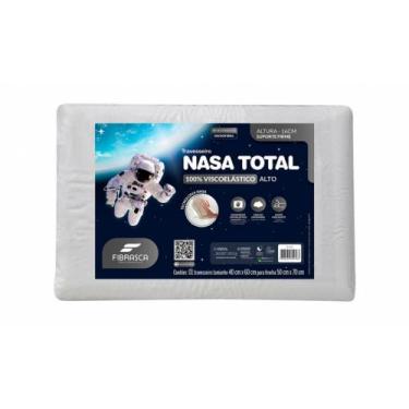 Imagem de Travesseiro Fibrasca Nasa Total 16cm para Dormir de Lado