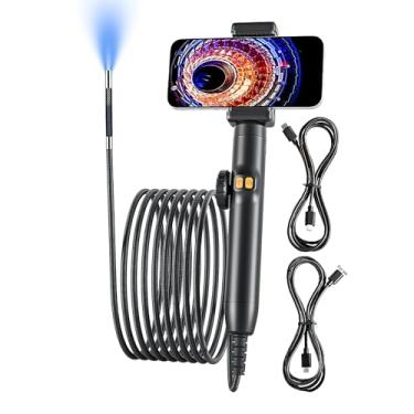 Imagem de Endoscópio Automotivo - Endoscópio Industrial - Ferramenta Flexível Impermeável para Drenagem em HVAC, Equipamentos Elétricos e Reparo Automotivo